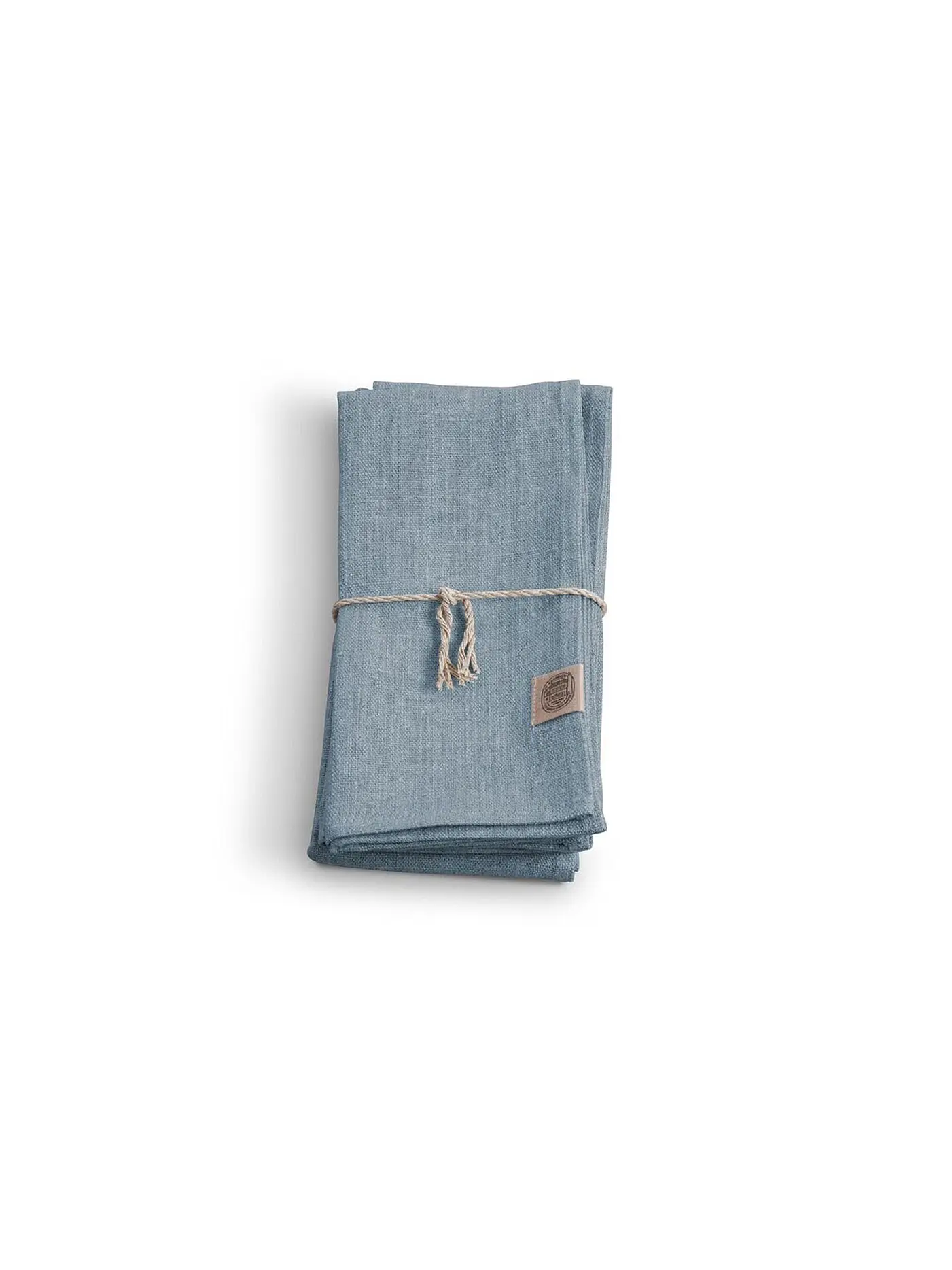 LOVELY LINEN | Leinen-Serviette "Erik" 44x44cm (taubenblau) | 